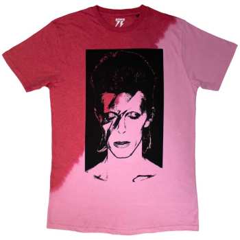 Marchandises David Bowie: David Bowie Unisex T-shirt: Aladdin Sane (wash Collection) (small) S