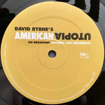 2LP David Byrne: David Byrne's American Utopia On Broadway (Original Cast Recording)
