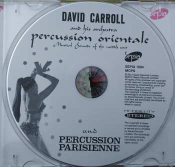 CD David Carroll & His Orchestra: Percussion Orientale: Musical Sounds Of The Middle East And Percussion Parisienne