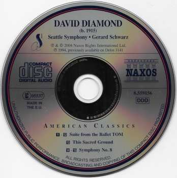 CD Gerard Schwarz: Symphony No. 8 • Suite From The Ballet Tom • This Sacred Ground