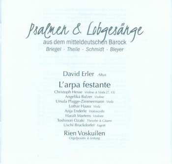 CD Barockorchester L'Arpa Festante: Psalmen & Lobgesänge - Aus Dem Mitteldeutschen Barock