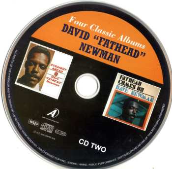 2CD David "Fathead" Newman: Four Classic Albums