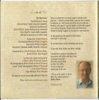 CD David Francey: The Waking Hour