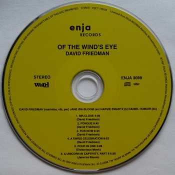 CD David Friedman: Of The Wind's Eye