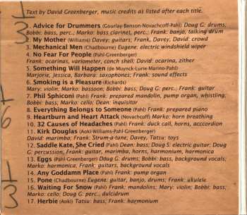CD David Greenberger & The Pahltone Scooters: Fractions By Stella