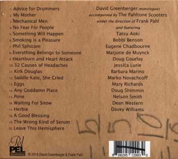 CD David Greenberger & The Pahltone Scooters: Fractions By Stella