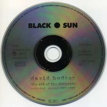 CD David Hudson: The Art Of The Didjeridu: Selected Pieces 1987 - 1997