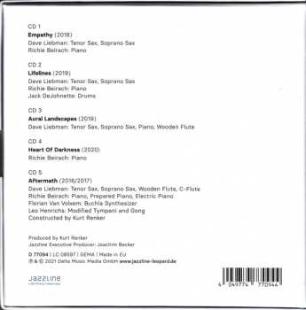 5CD/Coffret David Liebman / Richard Beirach: Empathy (Five Improvised Soundscapes 2016-2020)
