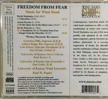 CD David Maslanka: Freedom From Fear: Music For Wind Band