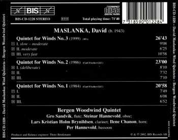 CD David Maslanka: Quintets Nos. 1 - 3