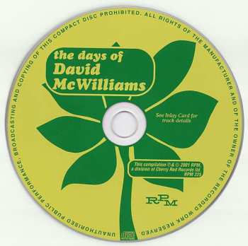 CD David McWilliams: The Days Of David McWilliams