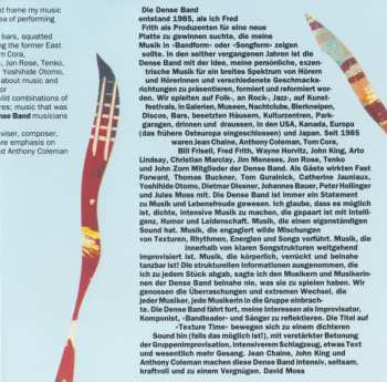 CD David Moss Dense Band: Texture Time
