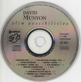 CD David Munyon: Slim Possibilities