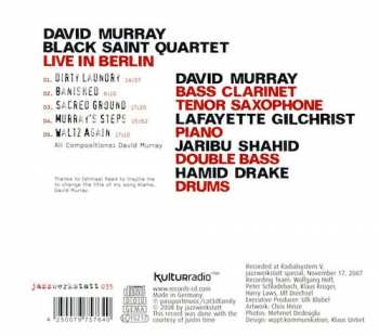 CD David Murray Black Saint Quartet: Live In Berlin