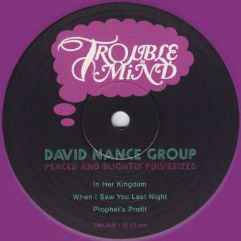 LP David Nance Group: Peaced And Slightly Pulverized CLR | LTD