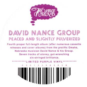 LP David Nance Group: Peaced And Slightly Pulverized CLR | LTD