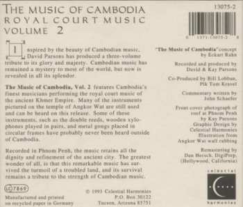CD David Parsons: The Music Of Cambodia • Royal Court Music