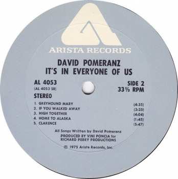 LP David Pomeranz: It's In Everyone Of Us