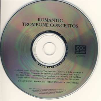 CD Ferdinand David: Romantic Trombone Concertos
