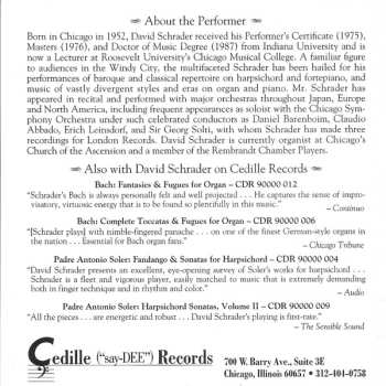 CD David Schrader: Organ Music Of Franck And Dupré