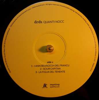 3LP Davide Van De Sfroos: Quanti Nocc