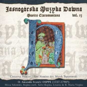 Album Dawna / Osppe / Music Ens Sine Nomine / Zawistowsk: Musica Claromontana 11