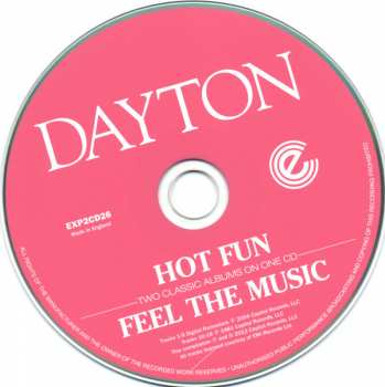 CD Dayton: Hot Fun / Feel The Music