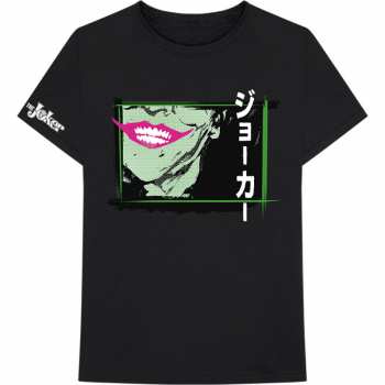 Marchandises Dc Comics: Tričko Joker Smile Frame Anime  S