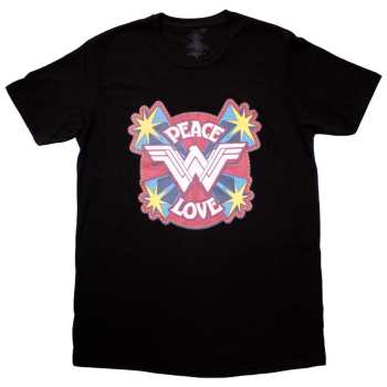 Merch Dc Comics: T-shirt Wonder Woman Peace & Love