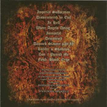 CD Dead Carnage: Flesh, Blood, Orgy