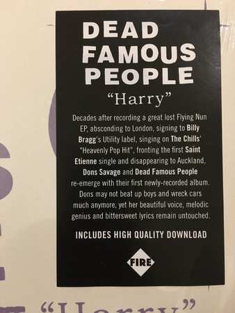 LP Dead Famous People: Harry