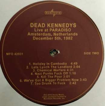 4LP/Coffret Dead Kennedys: DK 40