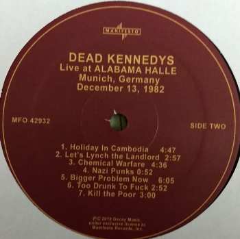 4LP/Coffret Dead Kennedys: DK 40