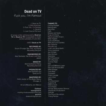 CD Dead On TV: Fuck You, I'm Famous