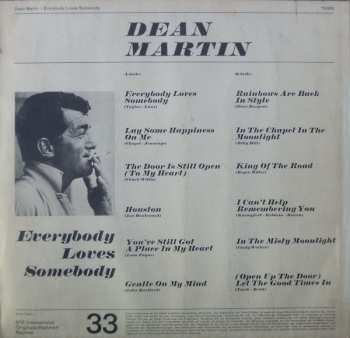 LP Dean Martin: Everybody Loves Somebody