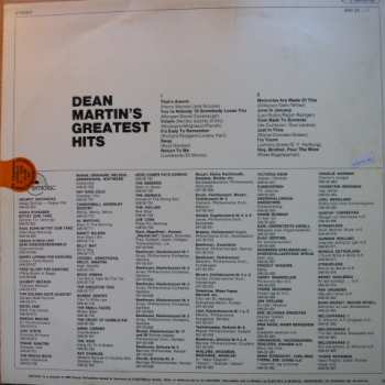LP Dean Martin: Dean Martin's Greatest Hits