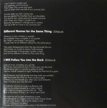 CD Death Cab For Cutie: Plans