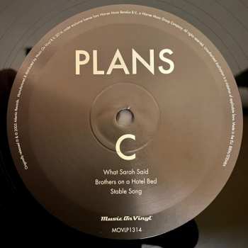 2LP Death Cab For Cutie: Plans