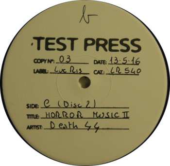 2LP/2CD Death SS: Horror Music Vol. II- Singles, Outtakes & Rare Tracks - 1997/2007