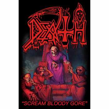 Merch Death: Poster textile Scream Bloody Gore