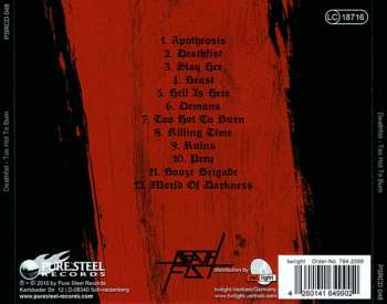 CD Deathfist: Too Hot To Burn