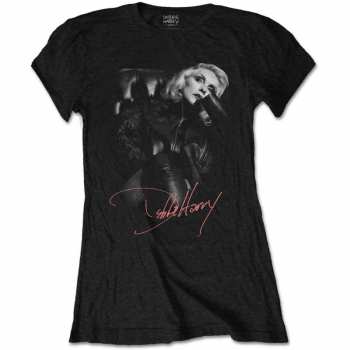 Merch Debbie Harry: Femmes T-shirt Leather Girl 