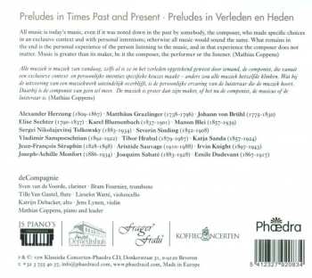 CD deCompagnie: Preludes In Times Past And Present