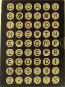 4CD/Coffret Dedalus: Le Ricordanze - The Complete Recordings 1973-2015 LTD