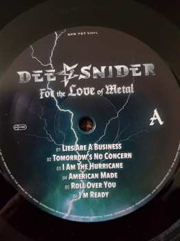 LP Dee Snider: For The Love Of Metal LTD