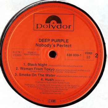 2LP Deep Purple: Nobody's Perfect