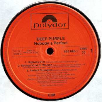 2LP Deep Purple: Nobody's Perfect