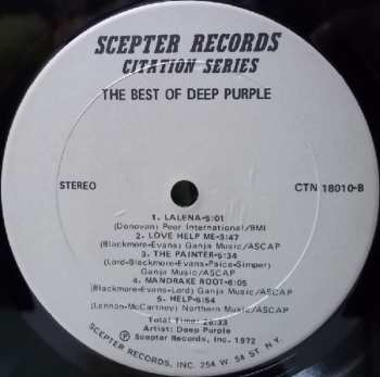 LP Deep Purple: The Best Of Deep Purple