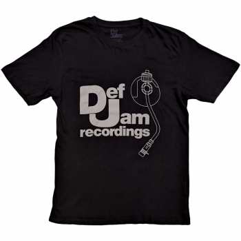 Marchandises Def Jam Recordings: Def Jam Recordings Unisex T-shirt: Logo & Stylus (medium) M
