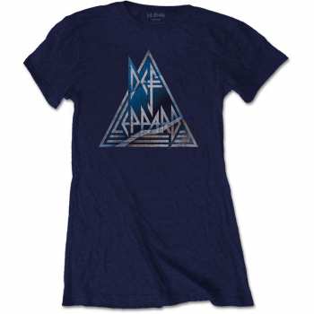 Merch Def Leppard: Femmes T-shirt Triangle Logo Def Leppard 